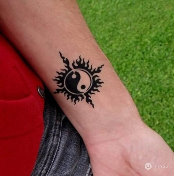 Forearm Yin Yang Tattoo
