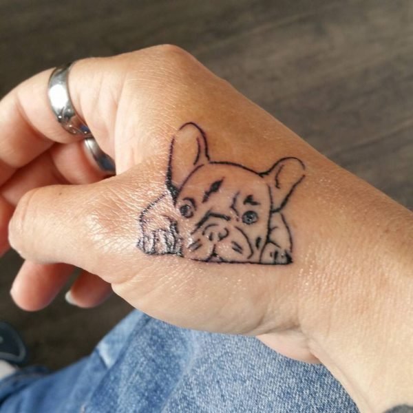 Mini Dog Tattoo