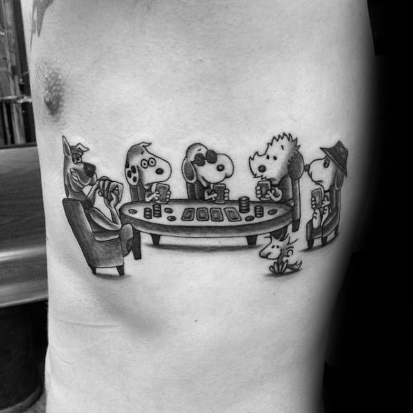 Scooby Doo Tattoo For Gentlemen