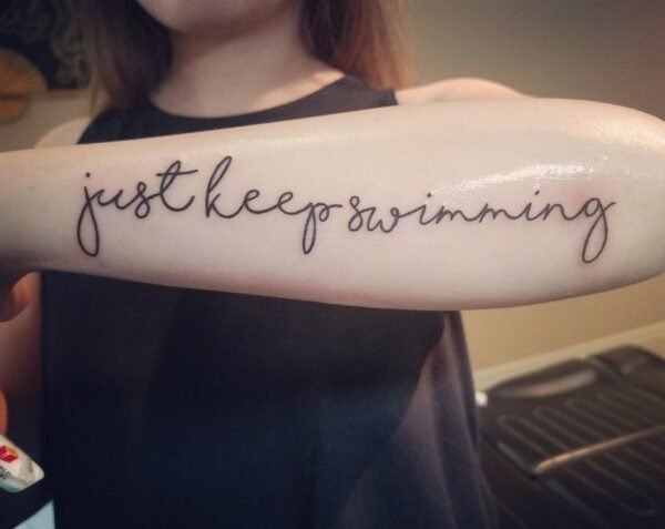 Swimming Tattoo