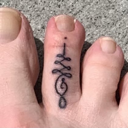 Toe Tattoo