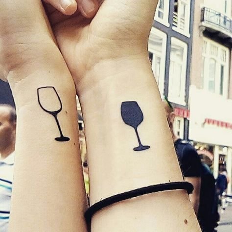Wine Matching Tattoo