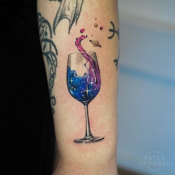 Wine Tattoo 6