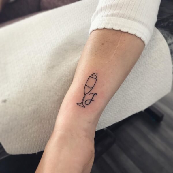 Wine Tattoo.