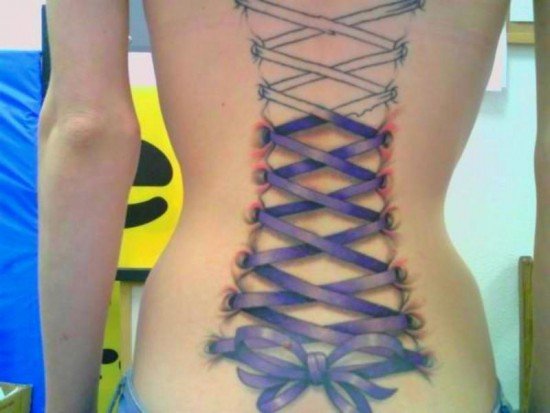 Pin Corset Tattoo