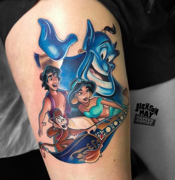 Aladdin Jasmine Tattoo