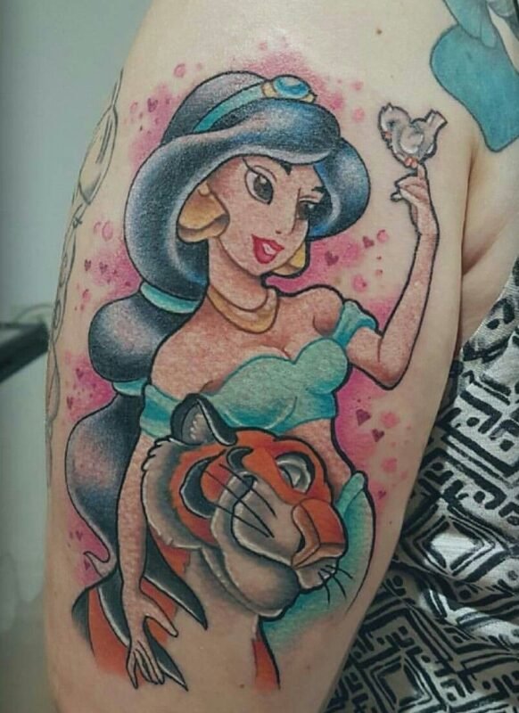 Aladdin Tattoo.