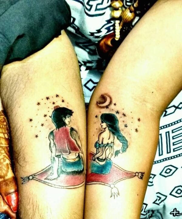 Couple Aladddin Tattoo