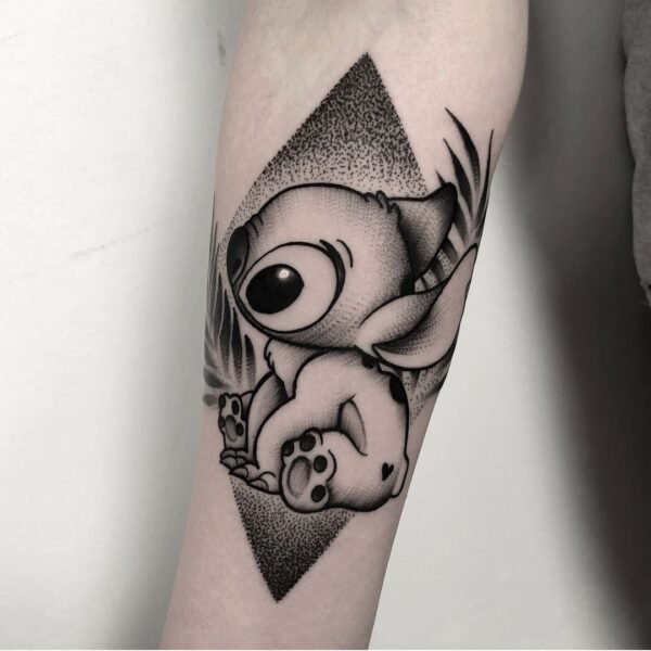 Cute Stitch Tattoo
