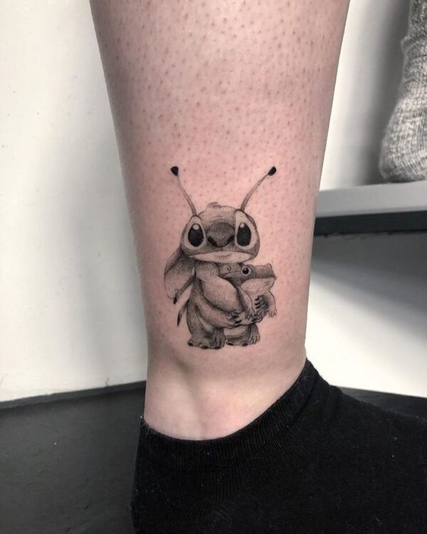 Cute Stitch Tattoo
