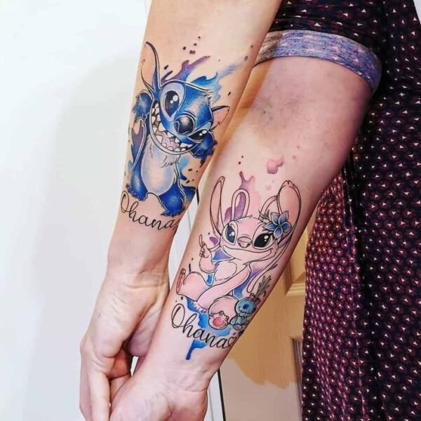 Stitch Cute Tattoo