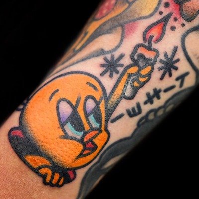 Tweety Light Tattoo